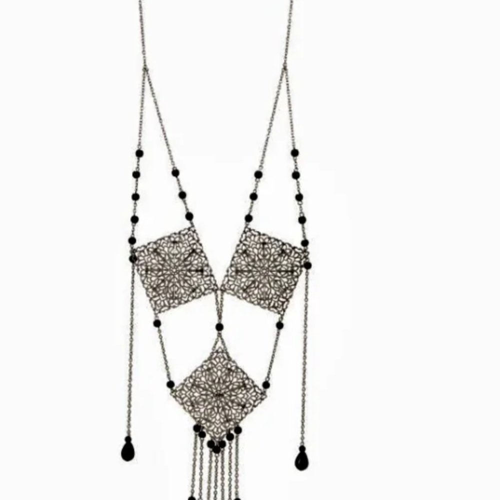 Sharon 60s Inspired replica Statement Lariat Necklace. Rare find. - Picture 4 of 14